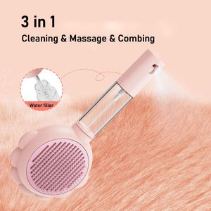 <b>Pet</b> Removal <b>Brush</b> <b>Pet</b> Grooming Comb Cats Self-Cleaning Slicker Cats Hair Remover Cleaning Massage <b>Brush</b> - Product Image 5