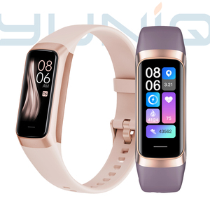 Yuniq C60 thể thao thể dục Tracker dây đeo cổ tay với màn hình AMOLED IP67 bơi không thấm nước thời tiết đồng hồ báo thức các tính năng - Product Image 1