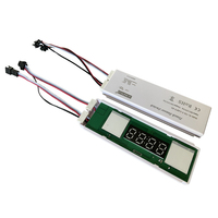 Interrupteur tactile intelligent pour miroir 12V avec variateur d'intensité, horloge et affichage de la température pour l'éclairage de miroir de salle de bain à LED