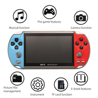 Console de Jeu Vidéo Portable Rétro X7 Plus 5.1 Pouces en Gros YLW 2022 pour Enfants