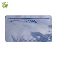 Emballage en plastique Minlee Grip Seal pour produits fumeurs, logo personnalisé, feuille d'aluminium, fermeture à glissière sur 3 côtés, sac vide à fermeture éclair pour tabac en feuilles