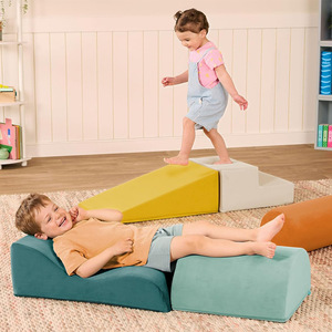Jouets d'escalade pour enfants en mousse souple, équipement d'entraînement sensoriel, ensemble de jeux d'intérieur pour enfants de 4 à 6 ans - Product Image 1