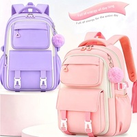 Sac à dos scolaire japonais pour filles, style girly, plusieurs poches, design multifonctionnel, grande capacité (20-35L), Oxford, pour étudiants