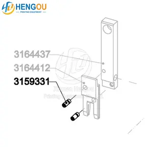 3159331 Buigbout Voor Hohner Stiksel Head Hohner Stitcher Onderdelen