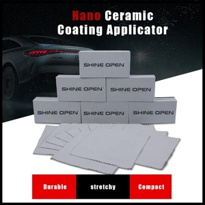 Shineopen EVA khối xe <span class=keywords><strong>Nano</strong></span> gốm Sáp đánh bóng lớp phủ miếng bọt biển Applicator Tự động tẩy lông đánh bóng bọt <span class=keywords><strong>pad</strong></span> - Product Image 4