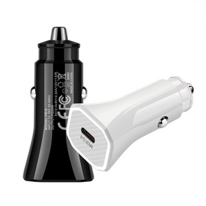 Car Charger Type C 20W PD Fast Charging For Vehicle USB-C <b>Port</b> 12V Input CE FCC Certified - Product Image 1