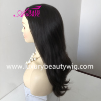 Harga grosir pabrik Qingdao tanpa diproses rambut kutikula Virgin Rusia gelombang tubuh pita tersedia Wig musim gugur