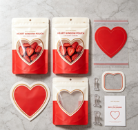 Sachet d'emballage alimentaire en plastique laminé avec fenêtre transparente et fermeture éclair, imprimé sur mesure, pour viande séchée, stérilisation