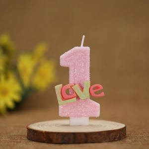 Velas <span class=keywords><strong>de</strong></span> Números Hechas a Mano, Decoración Creativa, Adornos Rosados <span class=keywords><strong>para</strong></span> <span class=keywords><strong>Cumpleaños</strong></span>, Velas <span class=keywords><strong>para</strong></span> <span class=keywords><strong>Pastel</strong></span> <span class=keywords><strong>para</strong></span> Niñas/Mujeres/Damas - Product Image 3