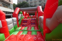 Lilytoys Grand trampoline gonflable pour enfants et adultes, pour l'intérieur et l'extérieur, ville de divertissement gonflable