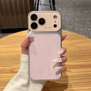 Custodia per telefono in pelle PU con stampa leopardata alla moda per iPhone 17 13 14 15 16 Pro Max con pellicola protettiva in vetro e cover posteriore antiurto - Product Image 6