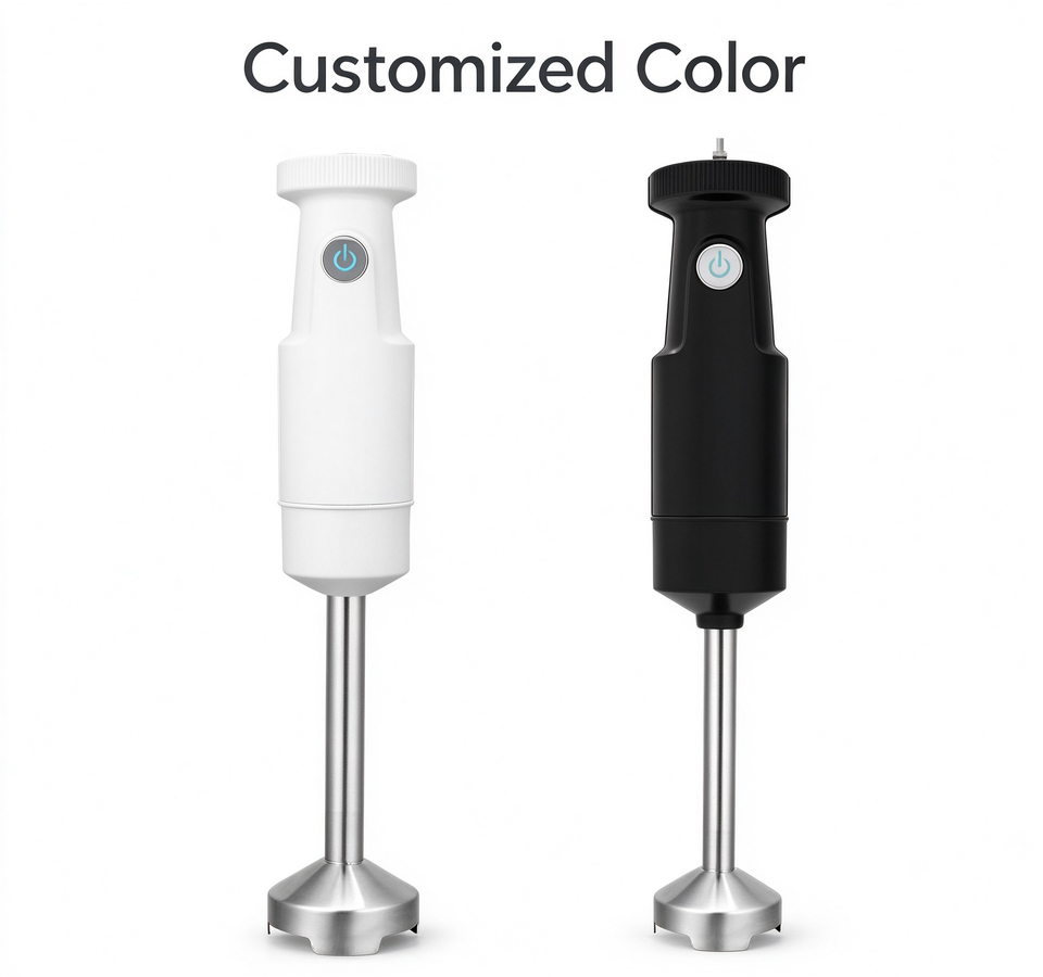 Hand Blender Immersion Stick Mixer 200W Motor 1 Speed Detachable ...