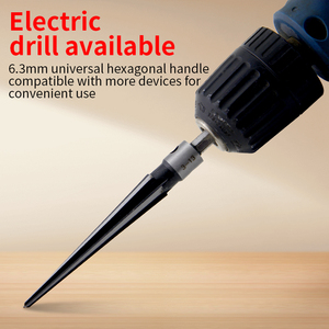 High-Speed Steel Conical <strong>Reamer</strong> and Hole Expanding Machine Woodworking Chamfering <strong>Tool</strong> with Hard Alloy Spiral Drill Bit - Product Image 6