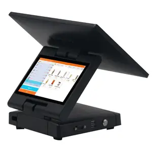 Hot Sale Kapazitive Touchscreen-POS-System maschine mit zwei Bildschirmen für Restaurant und Hotel mit Wifi und BT