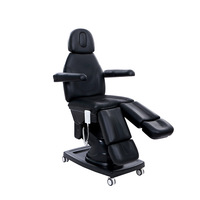 Table de massage Hongzi, multifonctionnelle, pliable, réglable en hauteur, micro-réglable, électrique, en cuir PU, pour salon commercial
