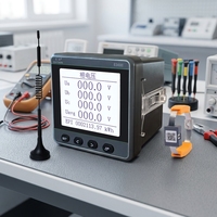 EASTSONG Medidor de Temperatura Inalámbrico Digital ES600-6, Dispositivo de Monitoreo Inteligente de Alta Precisión, 6 Canales RS485