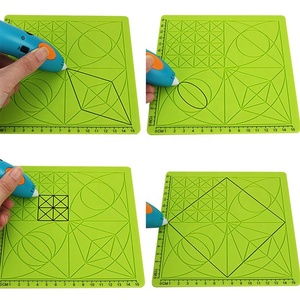 <span class=keywords><strong>3D</strong></span> Stylo D'impression Tapis De Silicone Enfants Dessin Modèle Tampons En Silicone Tapis De Dessin - Product Image 4