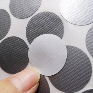 Cinta adhesiva de tela troquelada, discos de cinta adhesiva, puntos de cinta adhesiva, cinta gaffer, briquetas de cinta adhesiva, resistente al calor, de alta resistencia, gris, industrial - Product Image 4