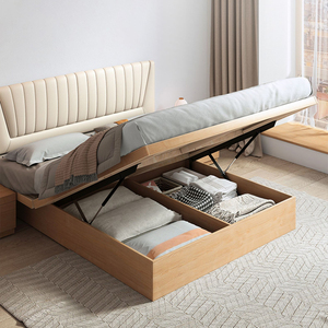 Moren-Marco de cama con cubierta, tamaño personalizado, doble reina, KingSheeshame, cama de plataforma - Product Image 4