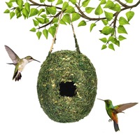 Nichoir tissé créatif fait à la main, cage à oiseaux, décoration de jardin, nichoir écologique