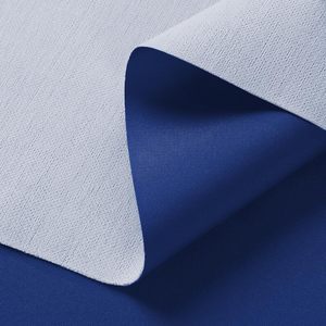 Tissu en toile tissée 100 % polyester élastique, enduit anti-boulochage, couleur unie, personnalisable, pour vêtements rigides, 70 g/m², coloré - Product Image 1