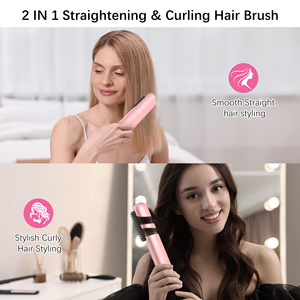 Cepillo Eléctrico Inalámbrico Portátil para Alisar el Cabello para Mujer, Cepillos Eléctricos para el Cabello - Product Image 4