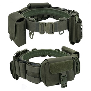 Conjunto de Cinturón Táctico MOLLE de 7 Piezas de Alta Resistencia con Bolsas para Cargadores de 5.56/9mm y Gancho de Águila para Seguridad Profesional - Product Image 6