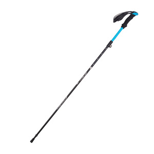 Aluminum Alloy Trekking Pole External <b>Lock</b> Five Section Hiking Pole Outdoor Walking Stick - Product Image 1