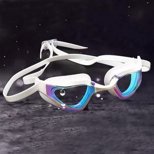 Fabricante profesional, nuevas gafas de carrera de natación de competición de entrenamiento de marco pequeño antivaho HD - Product Image 4