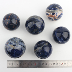 Natural <b>Crystal</b> <b>Ball</b> Sphere Blue Sodalite <b>Crystal</b> Spheres for Healing - Product Image 3
