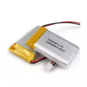 Batterie Lipo ricaricabili Ul Ce 103048 3.7v batteria ai polimeri di litio da 1500mah