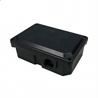 Boîtier de terminaison de moteur en plastique personnalisable avec indice de protection IP67, dimensions 85x122x43.5mm, marque TR pour la distribution d'énergie des moteurs électriques