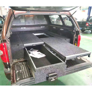 Sistema de Almacenamiento con Cajón Deslizable para Camioneta, Organizador Metálico Moderno para Tundra, Tacoma, Raptor, Navara, Ranger - Product Image 3