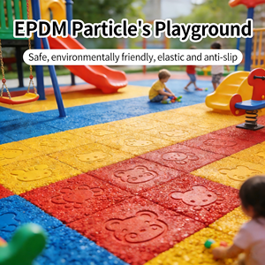 プレミアムEPDMゴムクラムUV耐性屋外床材、遊び場や運動場用原料 - Product Image 6