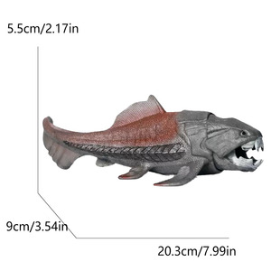 Modelos de Animales Marinos de Plástico para Simulación Transfronteriza: Adornos de Ballena <span class=keywords><strong>Beluga</strong></span>, Cocodrilo, Calamar, Langosta, Tiburón, Cangrejo Peludo y Cangrejo de Maternidad de Deng - Product Image 2