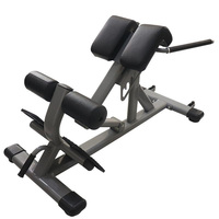 Banc d'hyperextension réglable de type chaise romaine pour salle de sport à domicile, entraînement musculaire, machine d'extension dorsale robuste