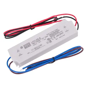 LPV-35-12 Mean well 35W ac to dc smps RGB LED Driver Plastic Case Waterproof IP67 12V 3A Switching Power Supply