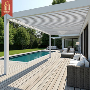 Tonnelles en aluminium de pergola fonctionnelles pour la plate-forme de patio adaptée aux besoins du client par la pergola en aluminium d'usine - Product Image 2