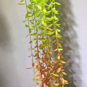 Flores Artificiales, Planta Artificial de <span class=keywords><strong>Sauce</strong></span> <span class=keywords><strong>Llorón</strong></span>, Hojas Verdes, Guirnalda Colgante, Decoración para Bodas, Plantas Verdes Artificiales - Product Image 1