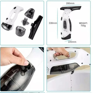 Nettoyeur de vitres électrique multifonctionnel avec fonction aspirateur, commande à un bouton, tête large pour un nettoyage rapide des grandes fenêtres - Product Image 1