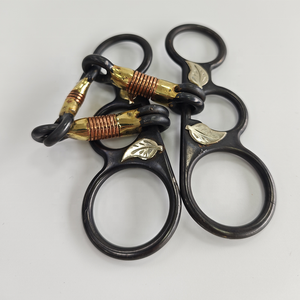 <strong>Horse</strong> Bit Western Style Joint Copper Snaffle Lightweight <strong>Horse</strong> Snaffle Bit Carbon Steel Bit with Engraved Silver Oak Leaf Cheeks - Product Image 4