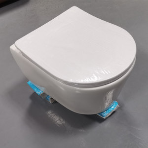 כלים סניטריים לבן מלכודת p 180mm קרמיקה קיר תלוי אסלת מידות - Product Image 6