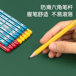 Deli Hexagonal Pencil Hb Matte Wood For School Writing 10 Pack - Product Image 5
