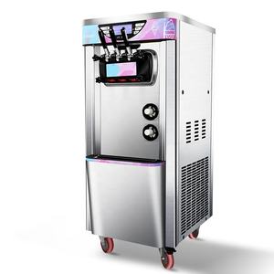 상업적인 수직 자동적인 익지않는 펄프는 신선한 아이스크림 기계를 냉장했습니다 - Product Image 4