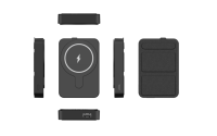 Mini Power Bank, support intelligent, chargeur sans fil rapide, nouveau design, 10000mAh, Powerbank magnétique pour téléphone, entrée/sortie Micro USB-C