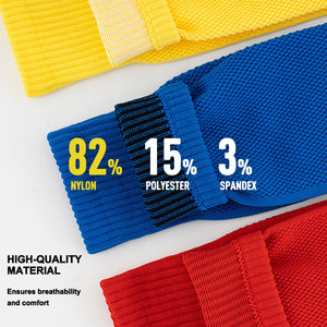 Manches de football de football pour hommes personnalisées de haute qualité Chaussettes sans pied pour jeunes avec logo inférieur Manches de <span class=keywords><strong>compression</strong></span> pour <span class=keywords><strong>mollet</strong></span> Protecteur de jambes - Product Image 4