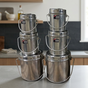 Casserole à lait ANAX en acier inoxydable, fond épais, avec couvercle, poignée ergonomique, empilable, compatible lave-vaisselle, pour faire bouillir et chauffer en cuisine - Product Image 3
