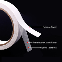 6 rouleaux de ruban adhésif double face ultra fin de 24 mm x 20 m avec papier de support pour montage d'albums photo, papeterie de bureau, vente en gros