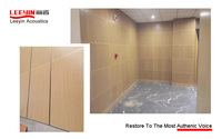 Panneau acoustique mural en bois perforé MDF pour intérieur, prix de gros