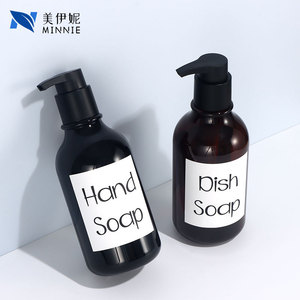 ขวดปั๊มมินนี่ 300 มล. 500 มล. ขวดเปล่าสำหรับแชมพู โลชั่น ครีมอาบน้ำ บรรจุภัณฑ์สำหรับเดินทาง - Product Image 4